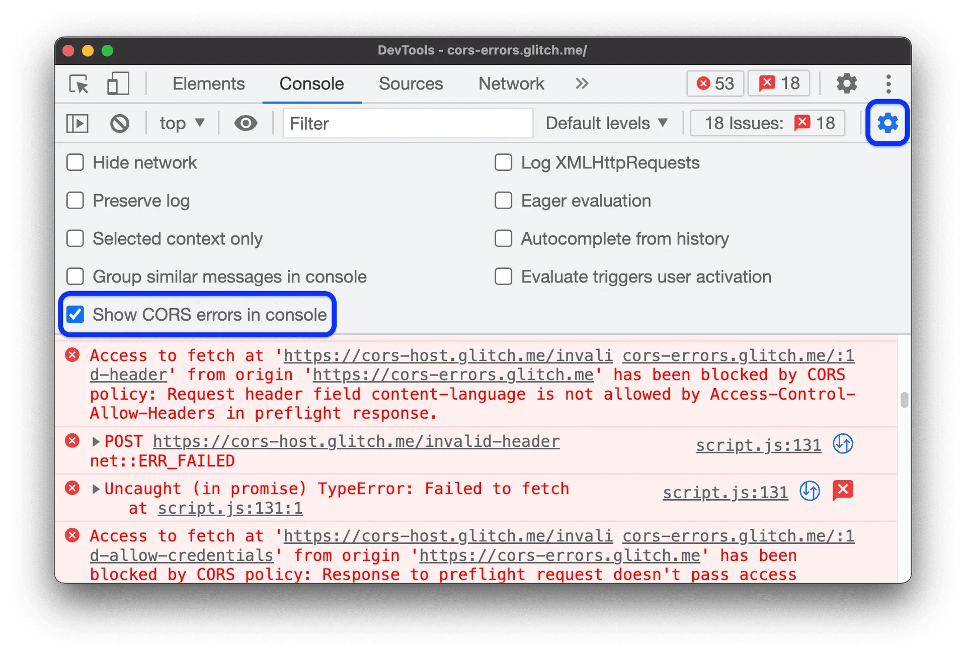 show-cors-errors-the-console